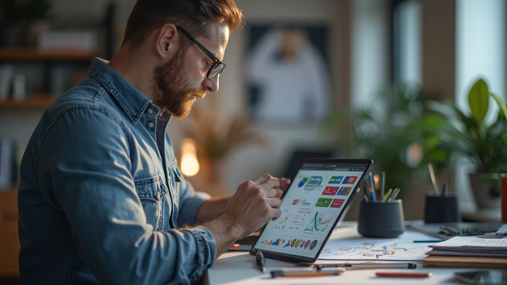 Специалист по брендингу разрабатывает логотип и визуальную идентичность компании